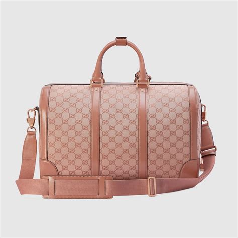 gucci duffle bag pink|genuine Gucci duffle bags.